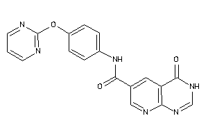 4-keto-N-[4-(2-pyrimidyloxy)phenyl]-3H-pyrido[2,3-d]pyrimidine-6-carboxamide