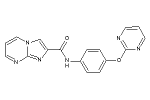 N-[4-(2-pyrimidyloxy)phenyl]imidazo[1,2-a]pyrimidine-2-carboxamide