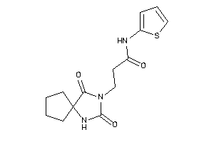 3-(2,4-diketo-1,3-diazaspiro[4.4]nonan-3-yl)-N-(2-thienyl)propionamide
