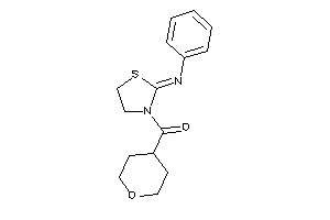 (2-phenyliminothiazolidin-3-yl)-tetrahydropyran-4-yl-methanone