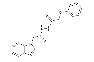 N'-[2-(benzotriazol-1-yl)acetyl]-2-phenoxy-acetohydrazide