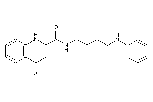 N-(4-anilinobutyl)-4-keto-1H-quinoline-2-carboxamide