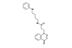 Image of N-(4-anilinobutyl)-3-(4-ketocinnolin-1-yl)propionamide