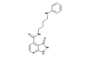 N-(4-anilinobutyl)-3-keto-1,2-dihydropyrazolo[3,4-b]pyridine-4-carboxamide