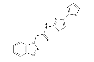 2-(benzotriazol-1-yl)-N-[4-(2-thienyl)thiazol-2-yl]acetamide