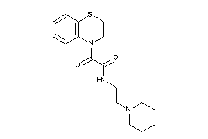 2-(2,3-dihydro-1,4-benzothiazin-4-yl)-2-keto-N-(2-piperidinoethyl)acetamide