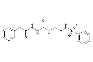 1-[2-(benzenesulfonamido)ethyl]-3-[(2-phenylacetyl)amino]urea