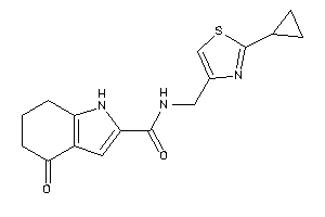 N-[(2-cyclopropylthiazol-4-yl)methyl]-4-keto-1,5,6,7-tetrahydroindole-2-carboxamide