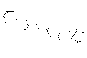 1-(1,4-dioxaspiro[4.5]decan-8-yl)-3-[(2-phenylacetyl)amino]urea