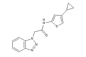 2-(benzotriazol-1-yl)-N-(4-cyclopropyl-2-thienyl)acetamide