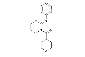 Image of (2-phenylimino-1,3-thiazinan-3-yl)-tetrahydropyran-4-yl-methanone