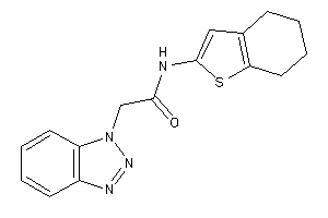 2-(benzotriazol-1-yl)-N-(4,5,6,7-tetrahydrobenzothiophen-2-yl)acetamide