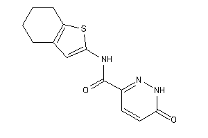 6-keto-N-(4,5,6,7-tetrahydrobenzothiophen-2-yl)-1H-pyridazine-3-carboxamide