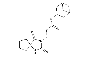 3-(2,4-diketo-1,3-diazaspiro[4.4]nonan-3-yl)propionic Acid Norpinan-3-yl Ester