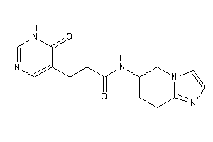 3-(6-keto-1H-pyrimidin-5-yl)-N-(5,6,7,8-tetrahydroimidazo[1,2-a]pyridin-6-yl)propionamide