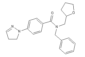 N-benzyl-4-(2-pyrazolin-1-yl)-N-(tetrahydrofurfuryl)benzamide