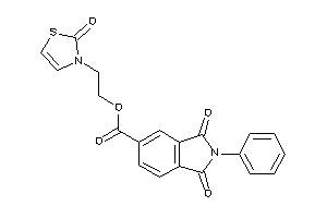 1,3-diketo-2-phenyl-isoindoline-5-carboxylic Acid 2-(2-keto-4-thiazolin-3-yl)ethyl Ester