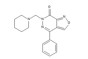 4-phenyl-6-(piperidinomethyl)isoxazolo[3,4-d]pyridazin-7-one