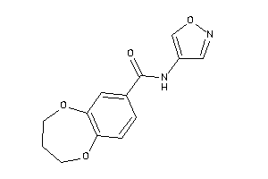 N-isoxazol-4-yl-3,4-dihydro-2H-1,5-benzodioxepine-7-carboxamide