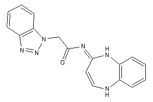 2-(benzotriazol-1-yl)-N-(1,5-dihydro-1,5-benzodiazepin-2-ylidene)acetamide