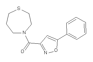 (5-phenylisoxazol-3-yl)-(1,4-thiazepan-4-yl)methanone