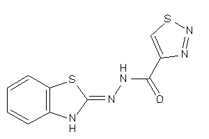 N-(3H-1,3-benzothiazol-2-ylideneamino)thiadiazole-4-carboxamide