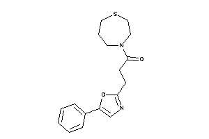 3-(5-phenyloxazol-2-yl)-1-(1,4-thiazepan-4-yl)propan-1-one