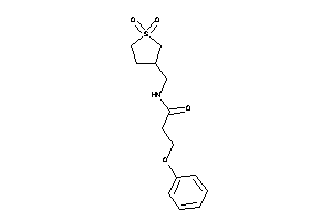 N-[(1,1-diketothiolan-3-yl)methyl]-3-phenoxy-propionamide