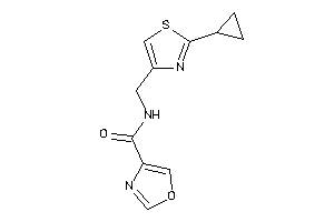 N-[(2-cyclopropylthiazol-4-yl)methyl]oxazole-4-carboxamide