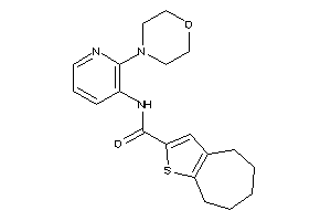 N-(2-morpholino-3-pyridyl)-5,6,7,8-tetrahydro-4H-cyclohepta[b]thiophene-2-carboxamide