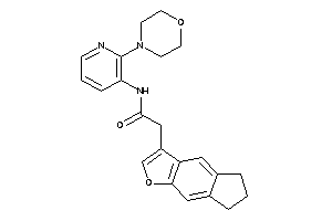 2-(6,7-dihydro-5H-cyclopenta[f]benzofuran-3-yl)-N-(2-morpholino-3-pyridyl)acetamide