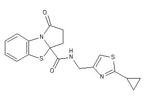N-[(2-cyclopropylthiazol-4-yl)methyl]-1-keto-2,3-dihydropyrrolo[2,1-b][1,3]benzothiazole-3a-carboxamide