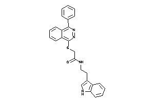 N-[2-(1H-indol-3-yl)ethyl]-2-[(4-phenylphthalazin-1-yl)thio]acetamide