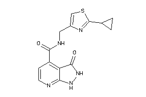 N-[(2-cyclopropylthiazol-4-yl)methyl]-3-keto-1,2-dihydropyrazolo[3,4-b]pyridine-4-carboxamide