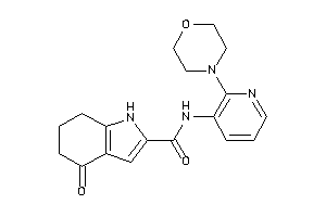 4-keto-N-(2-morpholino-3-pyridyl)-1,5,6,7-tetrahydroindole-2-carboxamide