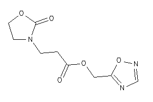 Image of 3-(2-ketooxazolidin-3-yl)propionic Acid 1,2,4-oxadiazol-5-ylmethyl Ester