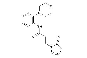 3-(2-keto-4-thiazolin-3-yl)-N-(2-morpholino-3-pyridyl)propionamide