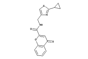 N-[(2-cyclopropylthiazol-4-yl)methyl]-4-keto-chromene-2-carboxamide