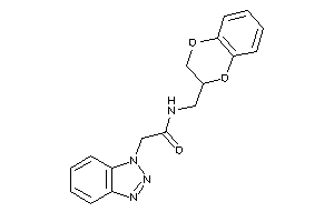 2-(benzotriazol-1-yl)-N-(2,3-dihydro-1,4-benzodioxin-3-ylmethyl)acetamide