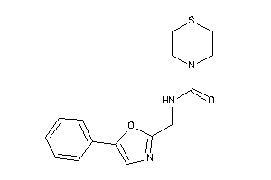 N-[(5-phenyloxazol-2-yl)methyl]thiomorpholine-4-carboxamide