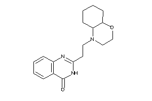 2-[2-(2,3,4a,5,6,7,8,8a-octahydrobenzo[b][1,4]oxazin-4-yl)ethyl]-3H-quinazolin-4-one