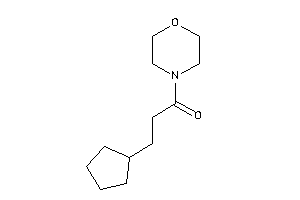 3-cyclopentyl-1-morpholino-propan-1-one