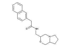 N-(3,4,6,7,8,8a-hexahydro-1H-pyrrolo[2,1-c][1,4]oxazin-3-ylmethyl)-2-(2-naphthyl)acetamide