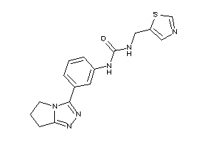 1-[3-(6,7-dihydro-5H-pyrrolo[2,1-c][1,2,4]triazol-3-yl)phenyl]-3-(thiazol-5-ylmethyl)urea