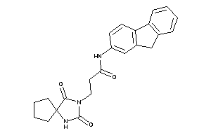 3-(2,4-diketo-1,3-diazaspiro[4.4]nonan-3-yl)-N-(9H-fluoren-2-yl)propionamide