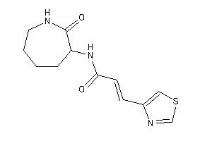 N-(2-ketoazepan-3-yl)-3-thiazol-4-yl-acrylamide