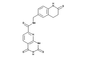 2,4-diketo-N-[(2-keto-3,4-dihydro-1H-quinolin-6-yl)methyl]-1H-pyrido[2,3-d]pyrimidine-7-carboxamide