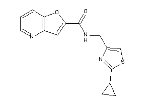 N-[(2-cyclopropylthiazol-4-yl)methyl]furo[3,2-b]pyridine-2-carboxamide