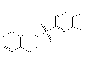 2-indolin-5-ylsulfonyl-3,4-dihydro-1H-isoquinoline