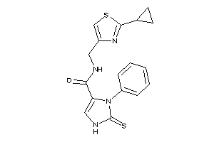 N-[(2-cyclopropylthiazol-4-yl)methyl]-3-phenyl-2-thioxo-4-imidazoline-4-carboxamide